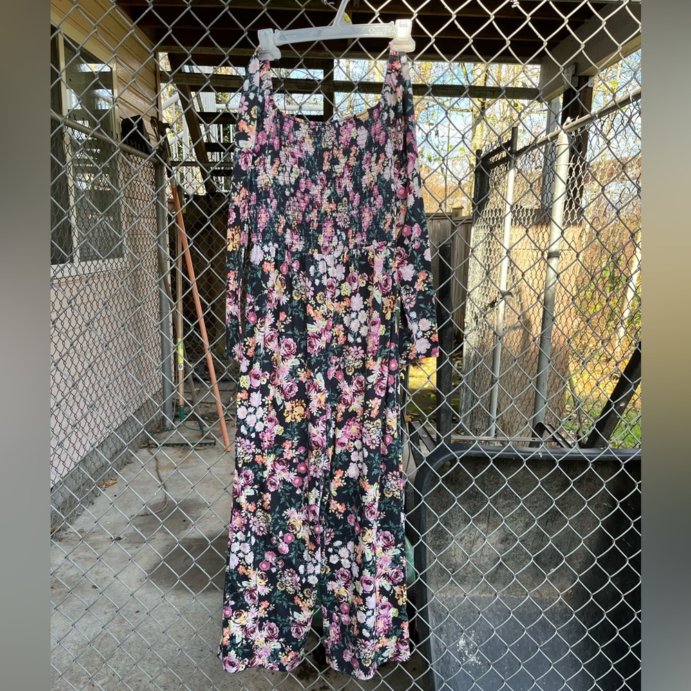 Design Lab Floral Jumpsuit